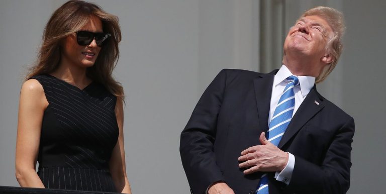 President Donald Trump Looks Up Toward The Solar Eclipse News Photo 1737064556.pjpeg .jpeg