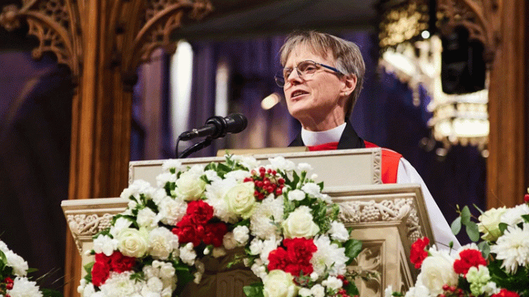 Bishop Budde Preaches In Washington National Cathedral.gif