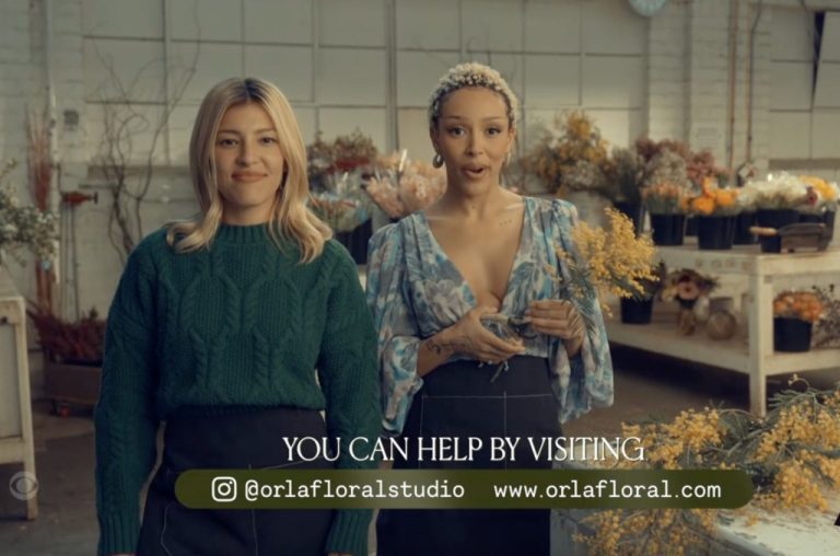 Doja Cat Grammy Flower Commericial 2025 Billboard 1548.jpg