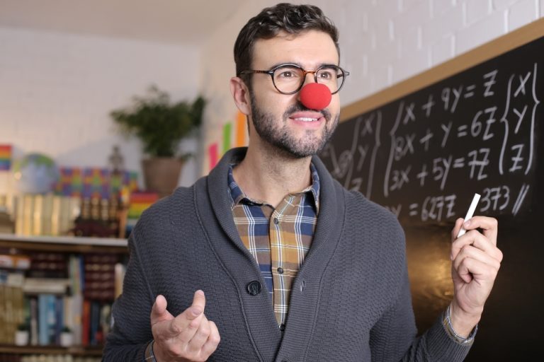 Science Teacher With Clown Nose.jpg